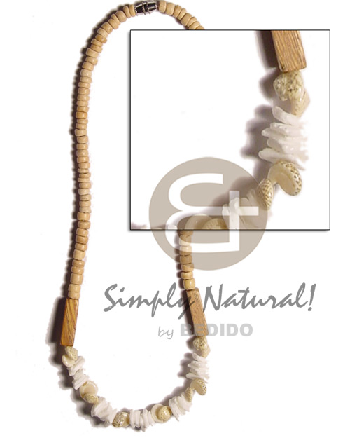 4-5mm coco natural white Teens Necklace