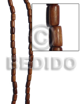 6mmx12mm robles tube wood - Tube & Heishe Wood Beads