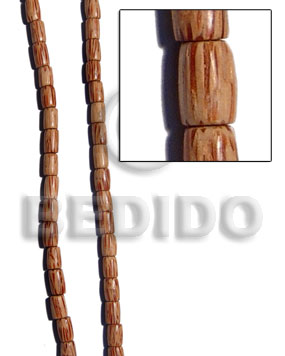 rosewood tube 20mmx15mm - Tube & Heishe Wood Beads