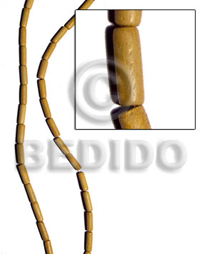 nangka tube 5mmx14mm - Tube & Heishe Wood Beads