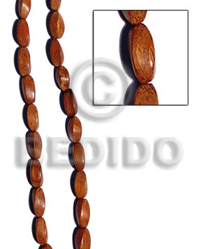 bayong twist 10mmx27mm - Twisted Wood Beads