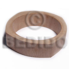 Wholesale Raw Natural Wooden Blank Bangle Casing Only Ht=25Mm / 70Mm Inner Diameter / 12Mm Thickness - Unfinished Plain Wooden Bangles