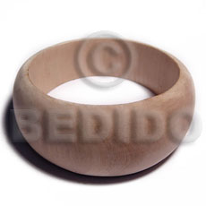 Wholesale Raw Natural Wooden Blank Bangle Casing Only Front Ht= 35Mm Back Ht=22Mm / 70Mm Inner Diameter / 10Mm Thickness - Unfinished Plain Wooden Bangles