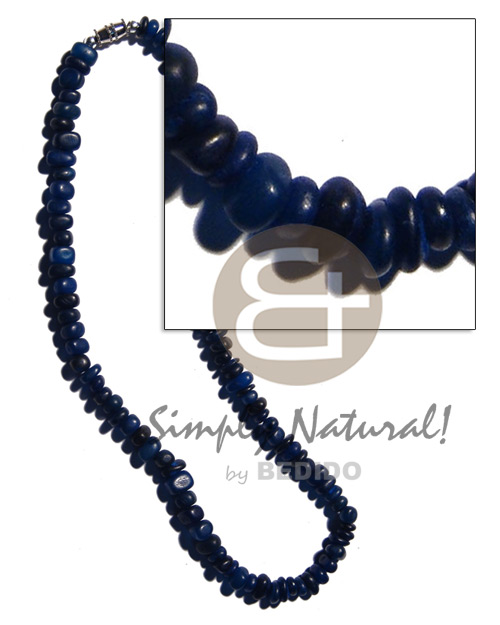 blue carabao horn nuggets - Unisex Necklace