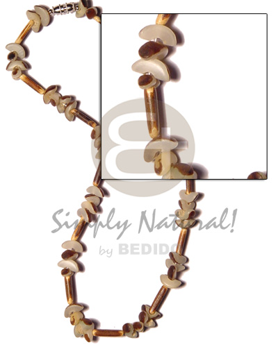 Sig-ig tube buri seed Unisex Necklace