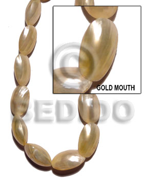gold mouth - Whole Shell Beads