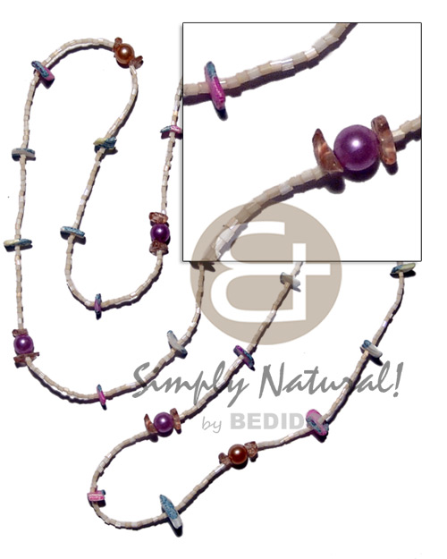 hand made Glass beads pearl beads Womens Necklace