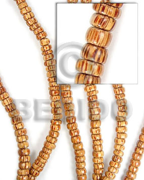 Palmwood pokalet 4x7mm Wood Beads