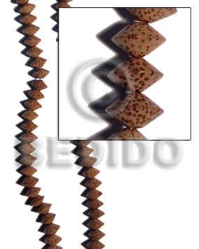 palmwood saucer 15x10mm - Wood Beads