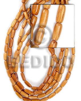 bayong oval wood 10x20mm - Wood Beads