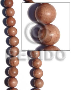 25mm rosewood round beads - Wood Beads