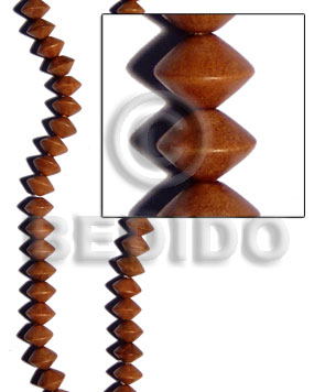Bayong saucer 10mmx15mm Wood Beads