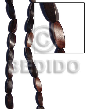 camagong tiger twist 10mmx27mm - Wood Beads