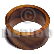 robles wood  bangle   clear coat finish/ ht= 35mm / 65mm inner diameter / thickness= 8mm - Wooden Bangles