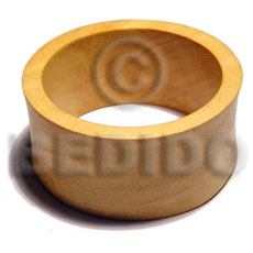 nangka wood  bangle   clear coat finish/ ht= 35mm / 65mm inner diameter / thickness= 8mm - Wooden Bangles