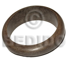 h=25mm to 15mm thickness=10mm diameter=65mm greywood graduated bangle - Wooden Bangles