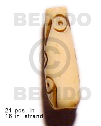 Natural bone tube groove Bone Beads