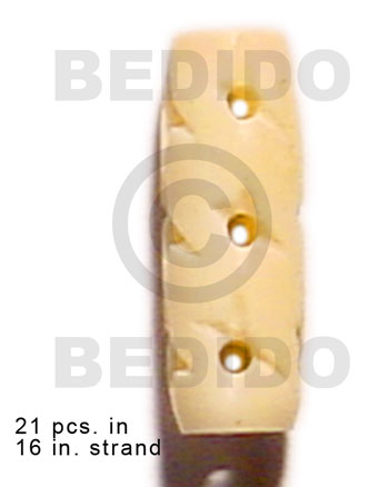 Natural bone tube groove Bone Beads