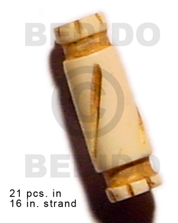 Natural bone tube groove Bone Beads