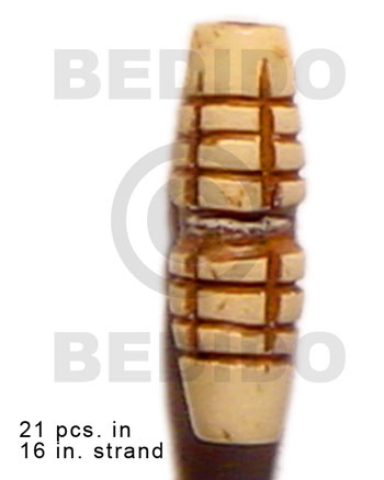 Natural antique bone tube Bone Carved Beads