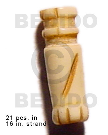 Natural antique bone tube Bone Carved Beads