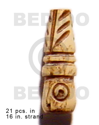 Natural antique bone tube Bone Carved Beads