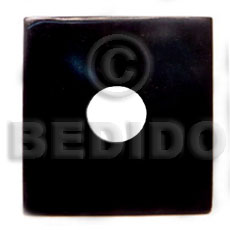 square horn  40x40mm   12mm inner hole - Bone Pendants