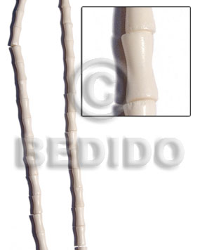 white bone baluster  15mmx5mm - Bone Twist Cone Beads
