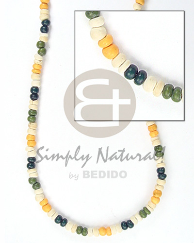 2-3 Mm Green White Blue Yellow Coco Pokalet