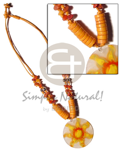 2 Layer Knotted Orange Cord