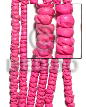 coco flower 10mm dyed pink - Coco Beads