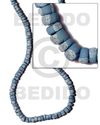 4-5mm coco pokalet. powder blue Coco Beads