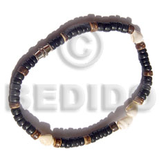 black 4-5 coco pokalet  4-5 Pokalet tiger and nassa alt. - Coco Bracelets