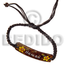 Macramie natural brown coco Coco Bracelets