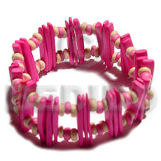 hand made Pink coco stick Coco Bracelets