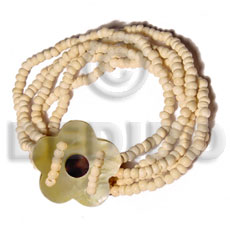 hand made 5 layers elastic 2-3mm Coco Bracelets