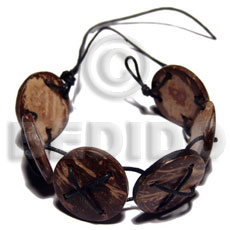 6 Pcs. 25mmx25mm Round Coco