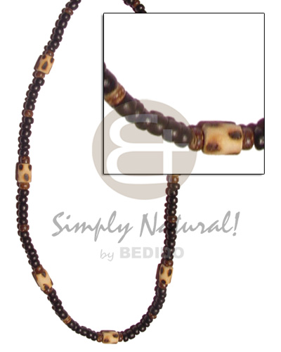 4-5mm coco pokalet black brown Coco Necklace