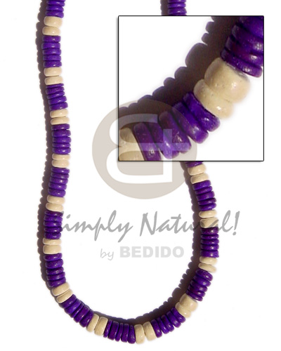 hand made 7-8mm coco pokalet violet Coco Necklace