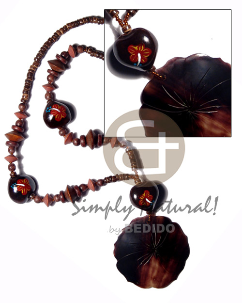 4-5mm natural brown coco pokalet