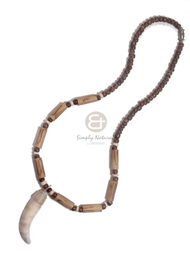 4-5mm coco pokalet nat brown Coco Necklace