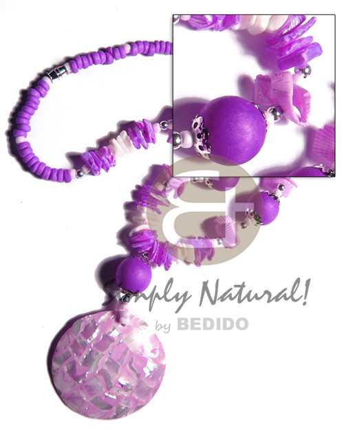 4-5mm lilac coco pokalet Coco Necklace