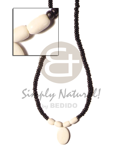 2-3mm coco pokalet black Coco Necklace