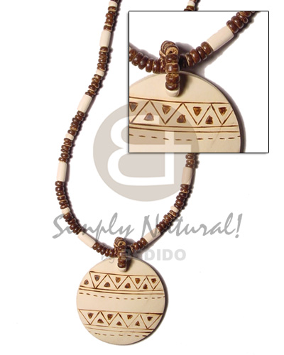 4-5 mm coco pokalet brown Coco Necklace