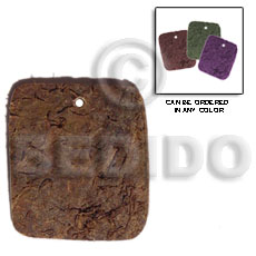 Rectangular coco pendant hair Coco Pendants