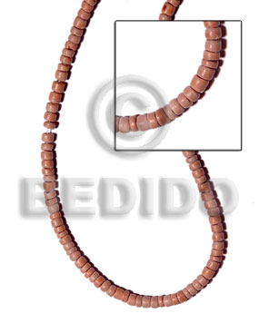 4-5mm tan coco pokalet - Coco Pokalet Beads