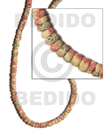 4-5mm coco pokalet. light yellow Coco Pokalet Beads