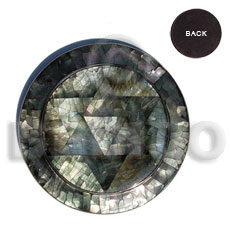 hand made Stainless metal coaster inlaid Gifts & Home Table Decor Set
