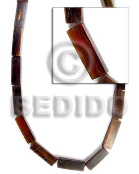 hand made Golden horn 4 sides 8x8x24mm Horn Bicone and Faceted Beads