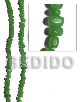 hand made Green horn nuggets 9mmx6mm Horn Nuggets Beads